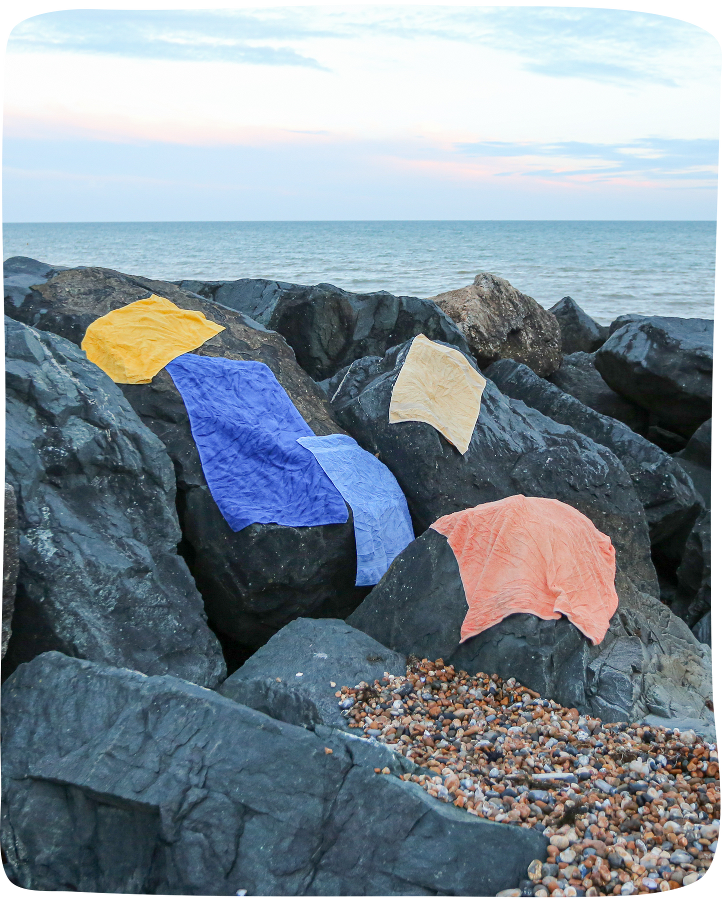 Beach Towels used to make limited edition Vibey Wash Bag